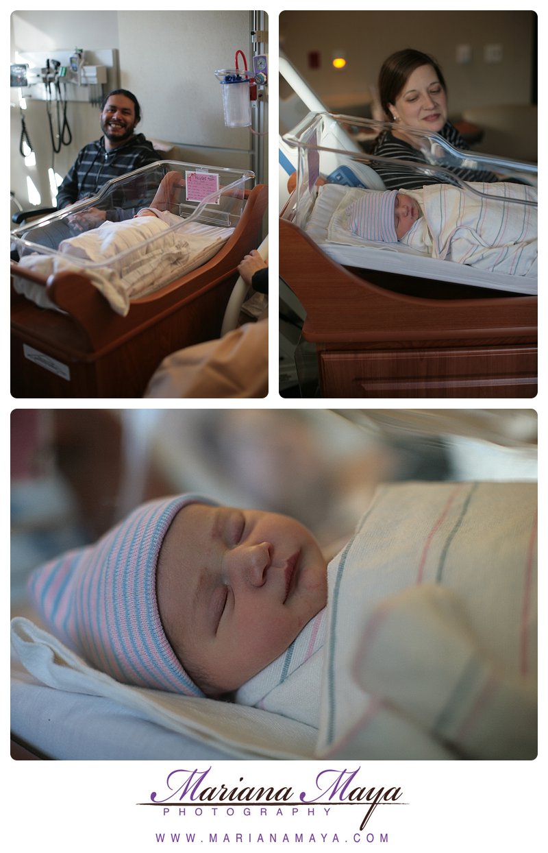 mommy, daddy and newborn portraits