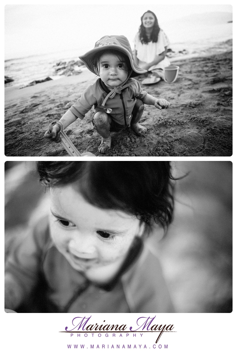 Maui portrait session black and white