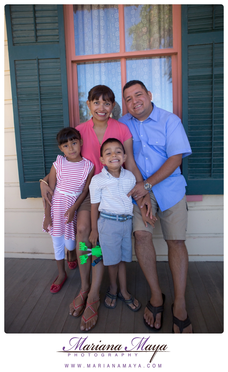 family portraits with a green transformer