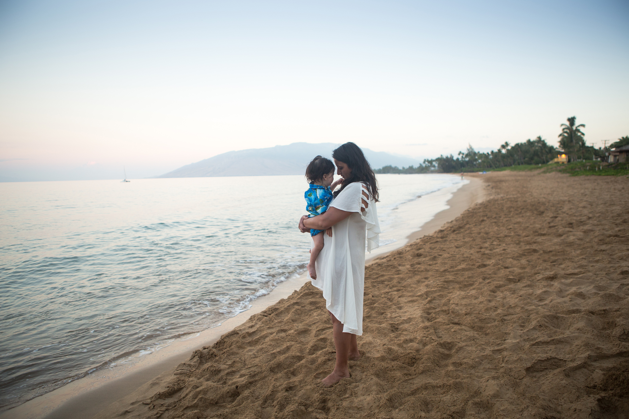family portrait in Maui Hawaii