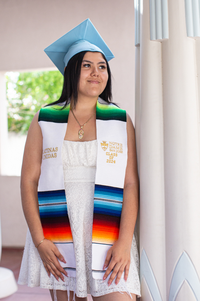 Senior portraits by Mariana Maya Photography showing Mexican heritage pride