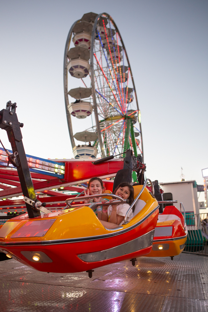 fun on the Alameda County Fair rides