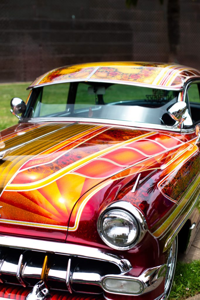 details of a lowrider in San Francisco