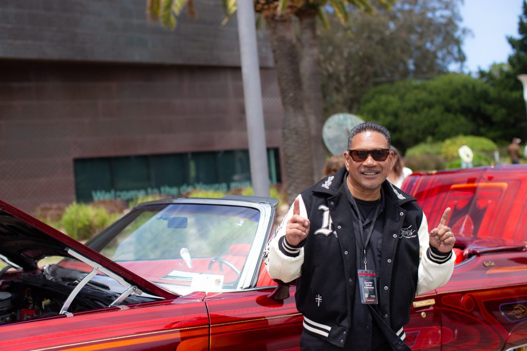Donny Alonzo, the VP of SF Low Creations Car Club and SF Lowrider Council