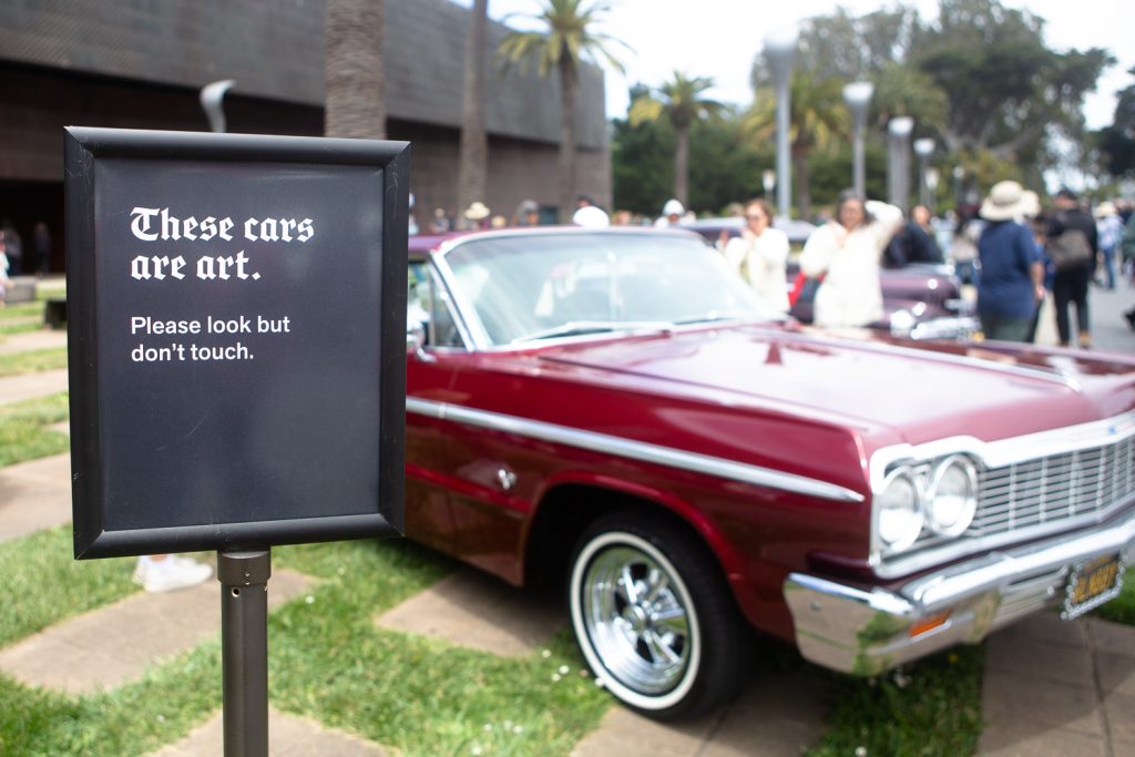 Cars as art- event photography at the de Young museum